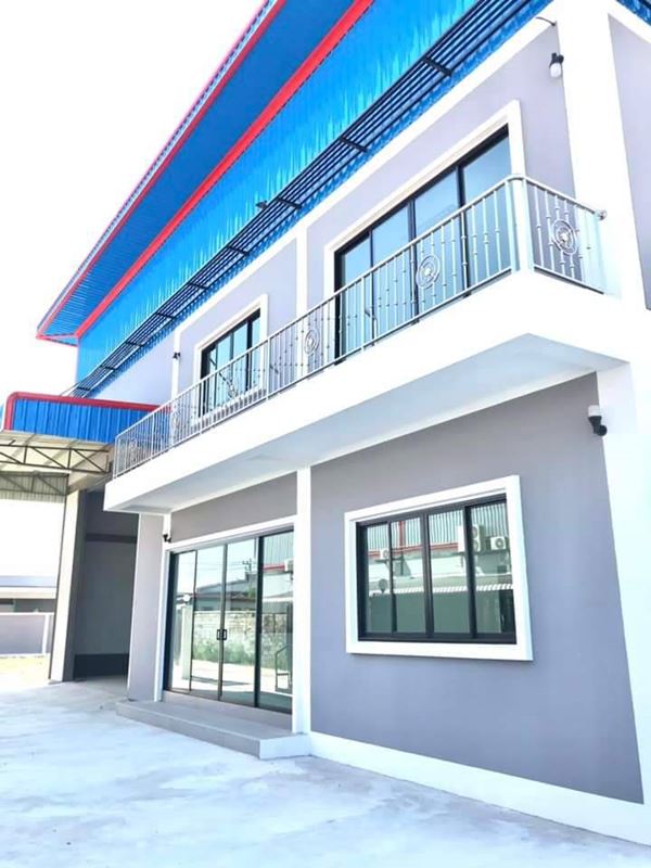 ขายคลังสินค้า และสำนักงาน โกดังสร้างใหม่มือหนึ่ง 1 ไร่ 58.8 ตร.วา ต.ท่าเสา อ.กระทุ่มแบน จ.สมุทรสาคร